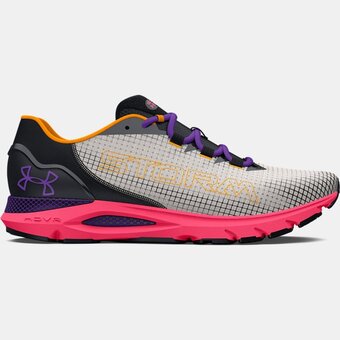 Under Armour Dameshardloopschoenen under armour hovr sonic 6 storm wit clay / roze shock / metro purper 44.5 aanbieding