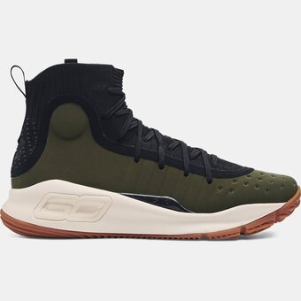 Under Armour Herenbasketbalschoenen under armour curry 4 retro zwart / rifle groente / zwart 41 aanbieding