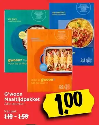 Vomar Voordeelmarkt G'woon Maaltijdpakket aanbieding