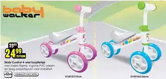 ToyChamp Skids Control 4-wiel loopfietsje aanbieding