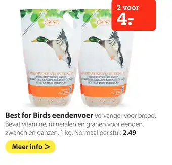 Pets Place Best for birds eendenvoer aanbieding