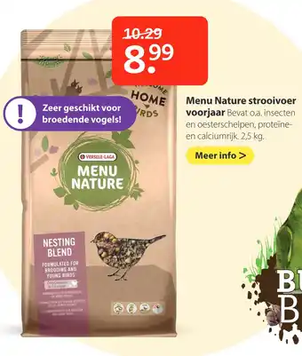 Pets Place Menu Nature strooivoer voorjaar 2,5kg aanbieding