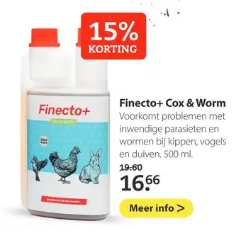 Pets Place Finecto+ cox & worm 500ml aanbieding