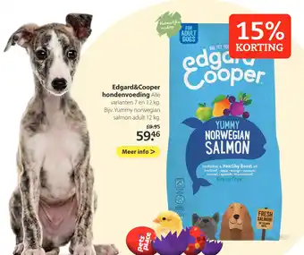 Pets Place Edgard&Cooper hondenvoeding 12kg aanbieding