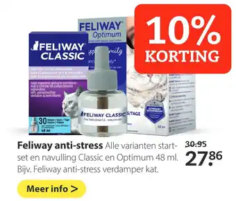 Pets Place Feliway anti-stress aanbieding