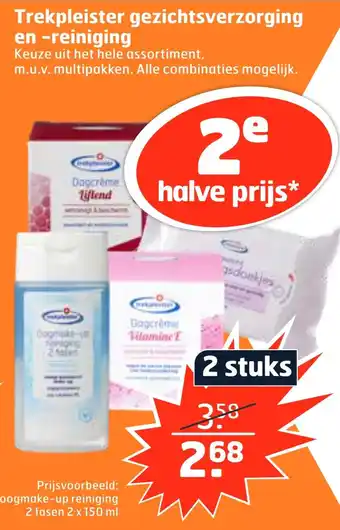 Trekpleister Trekpleister gezichtsverzorging en -reiniging aanbieding