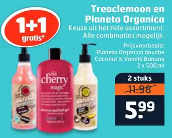 Trekpleister Treaclemoon en Planeta Organica 500ml aanbieding