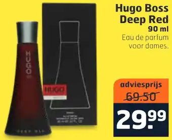 Trekpleister Hugo boss deep red 90ml aanbieding