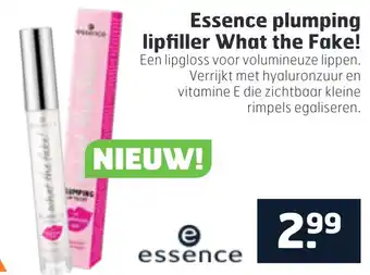 Trekpleister Essence plumping lipfiller What the Fake! aanbieding
