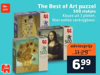 Trekpleister The best of art puzzel aanbieding