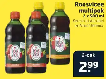 Trekpleister Roosvicee multipak 500ml aanbieding