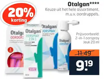 Trekpleister Otalgan 20ml aanbieding