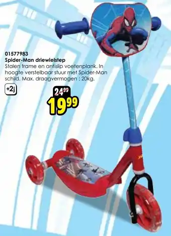 ToyChamp Spider-Man driewielstep aanbieding