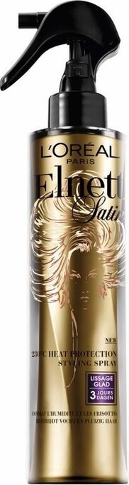 Bol.com L’oréal paris elnett satin heat protection spray glad - 170 ml - haarlak aanbieding