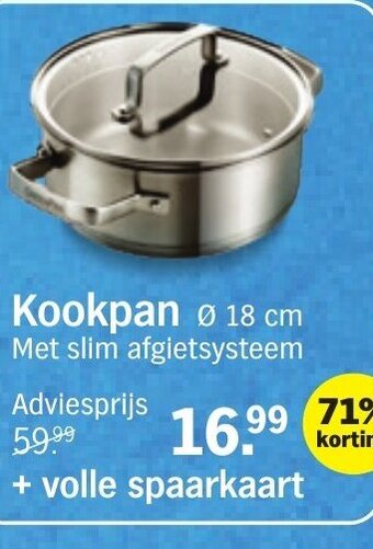 Albert Heijn GreenPan Kookpan ø 18 cm aanbieding