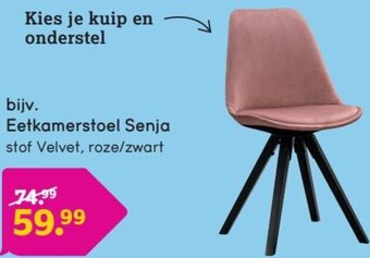 Leen Bakker Eetkamerstoel Senja aanbieding
