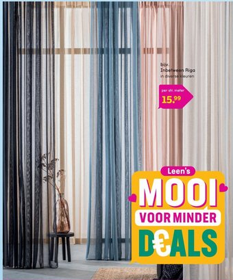 Leen Bakker Inbetween Riga per str. meter aanbieding