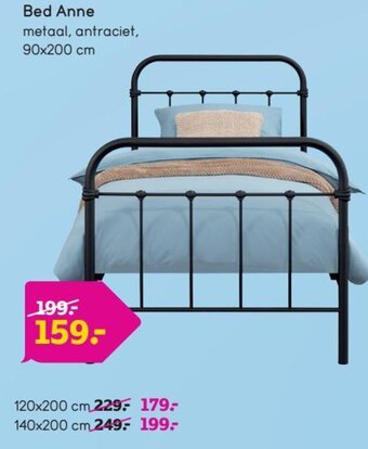 Leen Bakker Bed Anne 90x200cm aanbieding