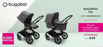 Baby & Tiener Bugaboo Fox 2in1 kinderwagen aanbieding