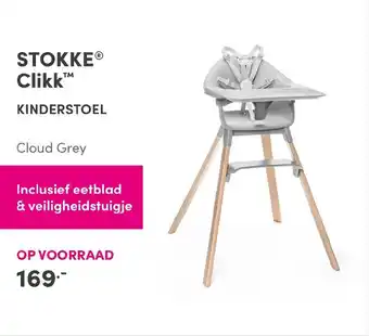 Baby & Tiener Stokke Clikk kinderstoel aanbieding