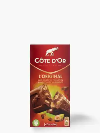 Flink Côte d'or original tablet hazelnoot 200gr aanbieding