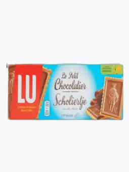 Flink Lu scholiertje chocolade koekjes melk 150g aanbieding