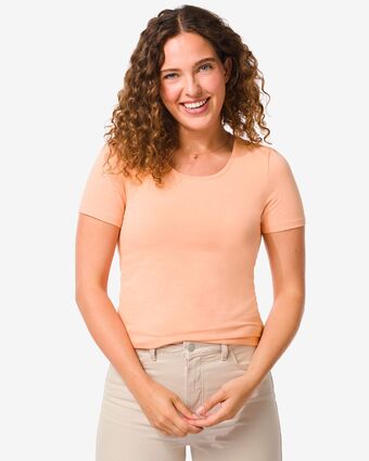 HEMA Hema dames basis t-shirt (roze) aanbieding