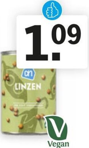 Albert Heijn AH  LINZEN 400g aanbieding