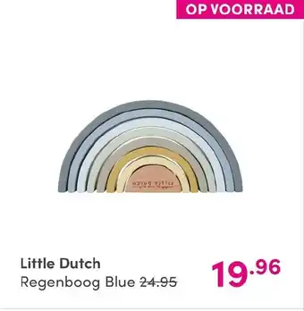 Baby & Tiener Little Dutch Regenboog Blue aanbieding