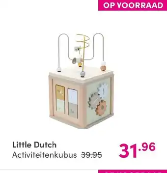 Baby & Tiener Little Dutch Activiteitenkubus aanbieding