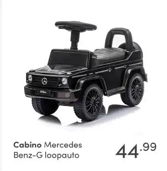 Baby & Tiener Cabino Mercedes Benz-G loopauto aanbieding