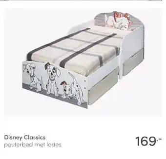 Baby & Tiener Disney Classics Peuterbed met lades aanbieding