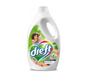 Voordeeldrogisterij Dreft everyday care wasmiddel amazone rain - 1,76 l aanbieding