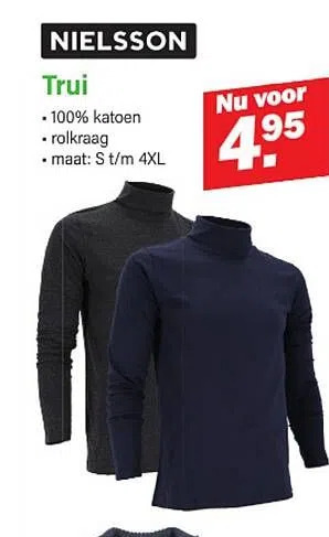 Van Cranenbroek Nielsson trui aanbieding
