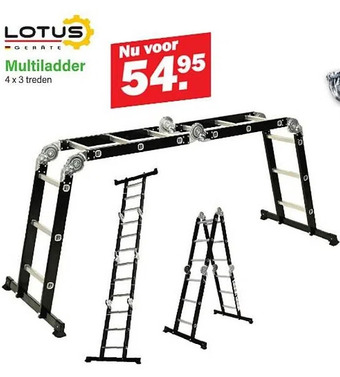 Van Cranenbroek Multiladder aanbieding