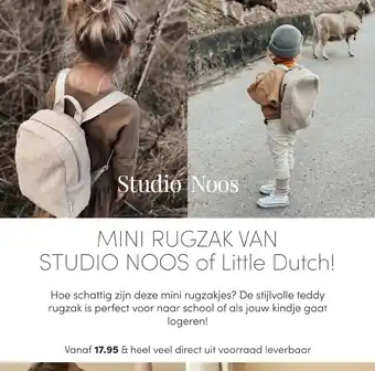 Baby & Tiener Studio Noos Mini rugzak aanbieding