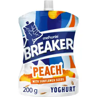 Albert Heijn Melkunie breaker perzik met zonnebloempit yoghurt aanbieding