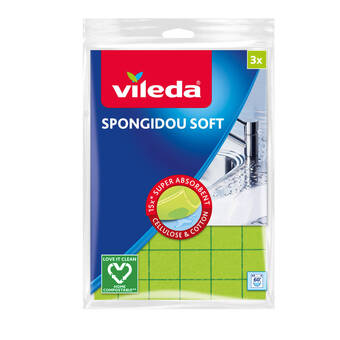 Blokker Vileda spongidou doeken - 3 stuks aanbieding