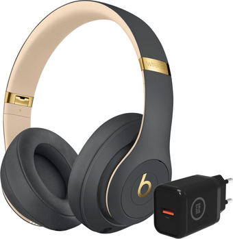 Coolblue Beats studio3 wireless grijs 2018 + bluebuilt oplader aanbieding