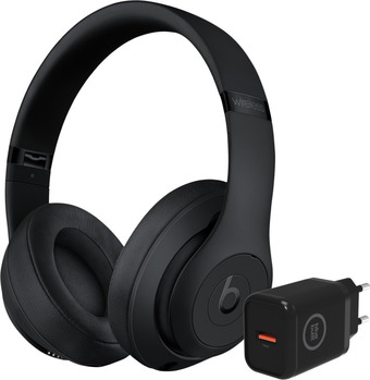 Coolblue Beats studio3 wireless mat zwart + bluebuilt oplader aanbieding