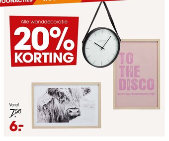 Kwantum Alle wanddecoratie aanbieding