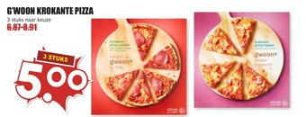 De Boerenschuur G'WOON KROKANTE PIZZA aanbieding