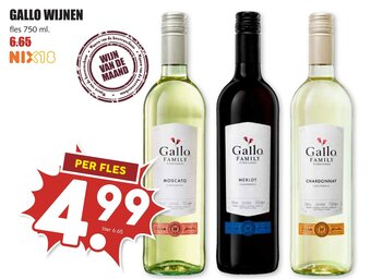 De Boerenschuur GALLO WIJNEN fles 750 ml. aanbieding