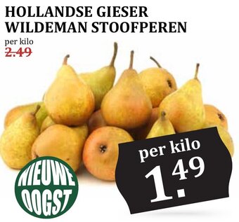 De Boerenschuur HOLLANDSE GIESER WILDEMAN STOOFPEREN per kilo aanbieding