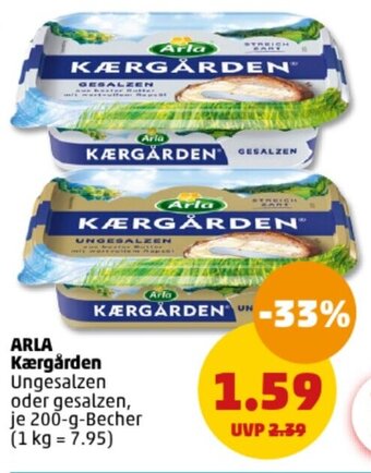 PENNY DE ARLA Kærgården 200 g aanbieding