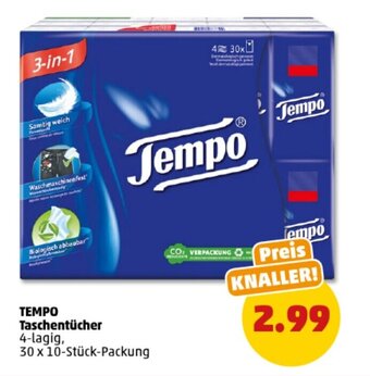 PENNY DE TEMPO Taschentücher aanbieding