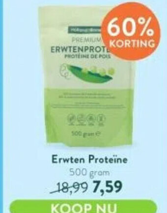 Holland & Barrett Erwten Proteïne 500 gram aanbieding