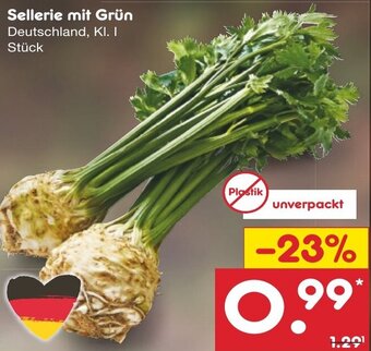 Netto Marken-Discount DE Sellerie mit Grün aanbieding