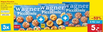 Netto Marken-Discount DE Wagner Piccolinis 3 x 270 g aanbieding