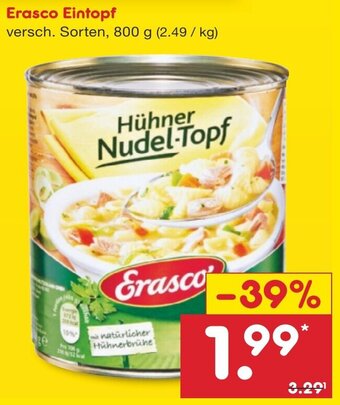 Netto Marken-Discount DE Erasco Eintopf  800g aanbieding